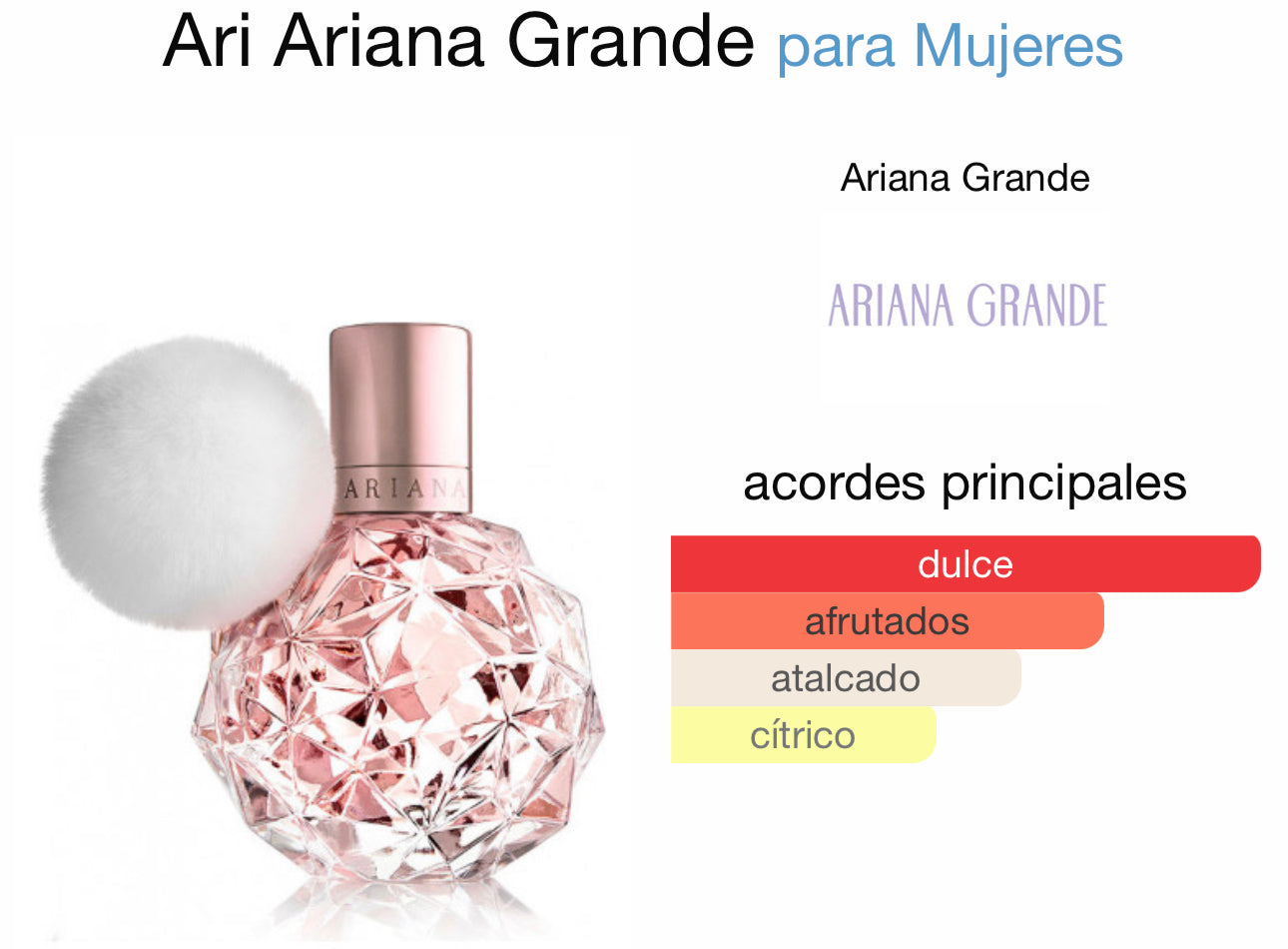 Ari Ariana Grande para Mujeres EDP 100 ml
