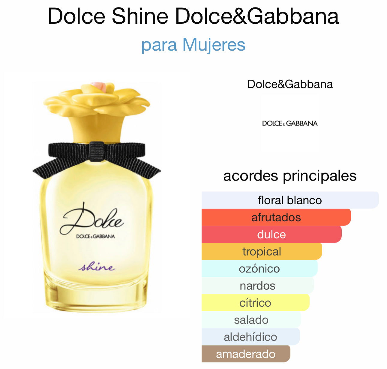 Dolce Shine Dolce&Gabbana para Mujeres 75ml EDP