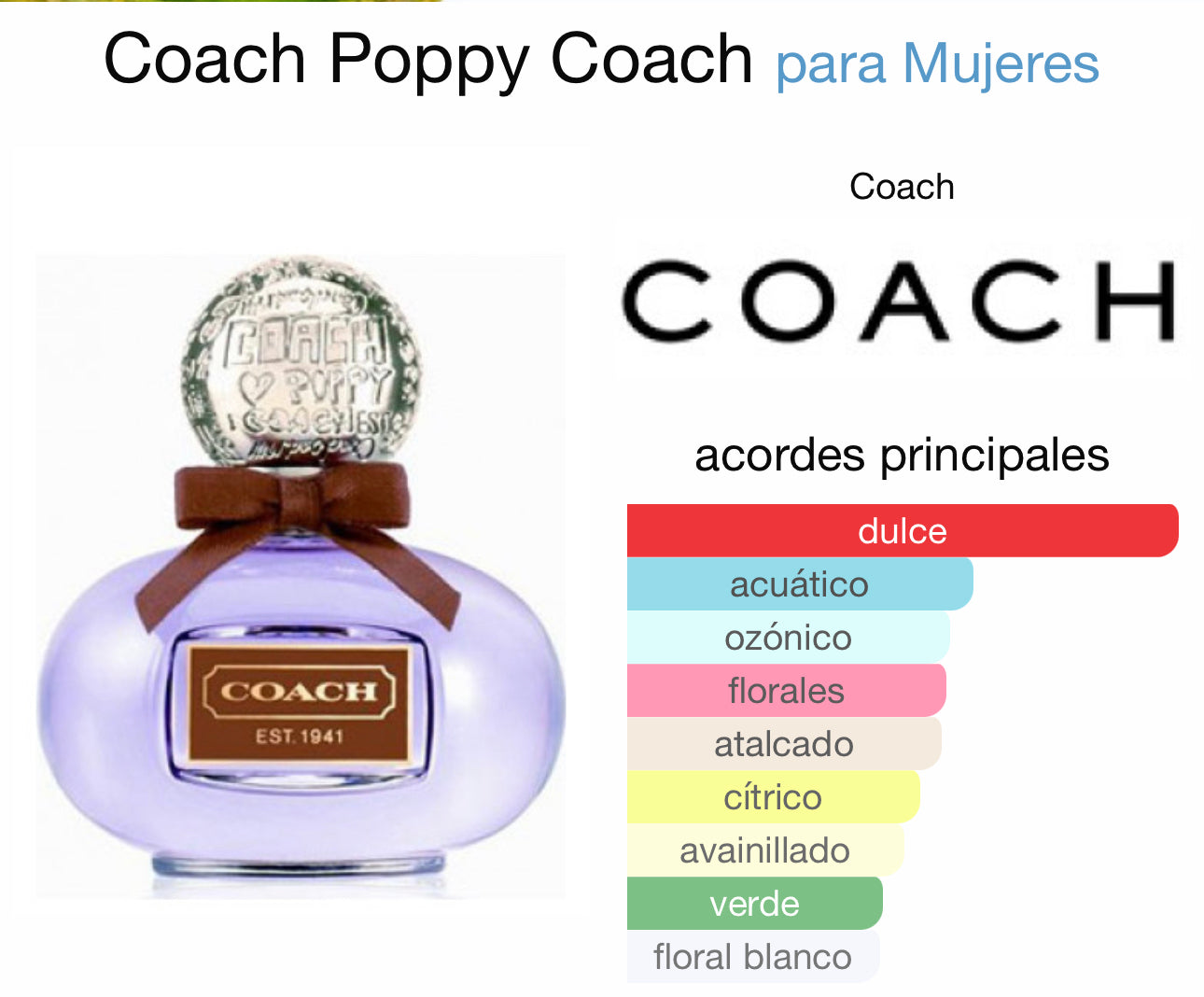 Coach Poppy Coach para Mujeres EDP 100ml