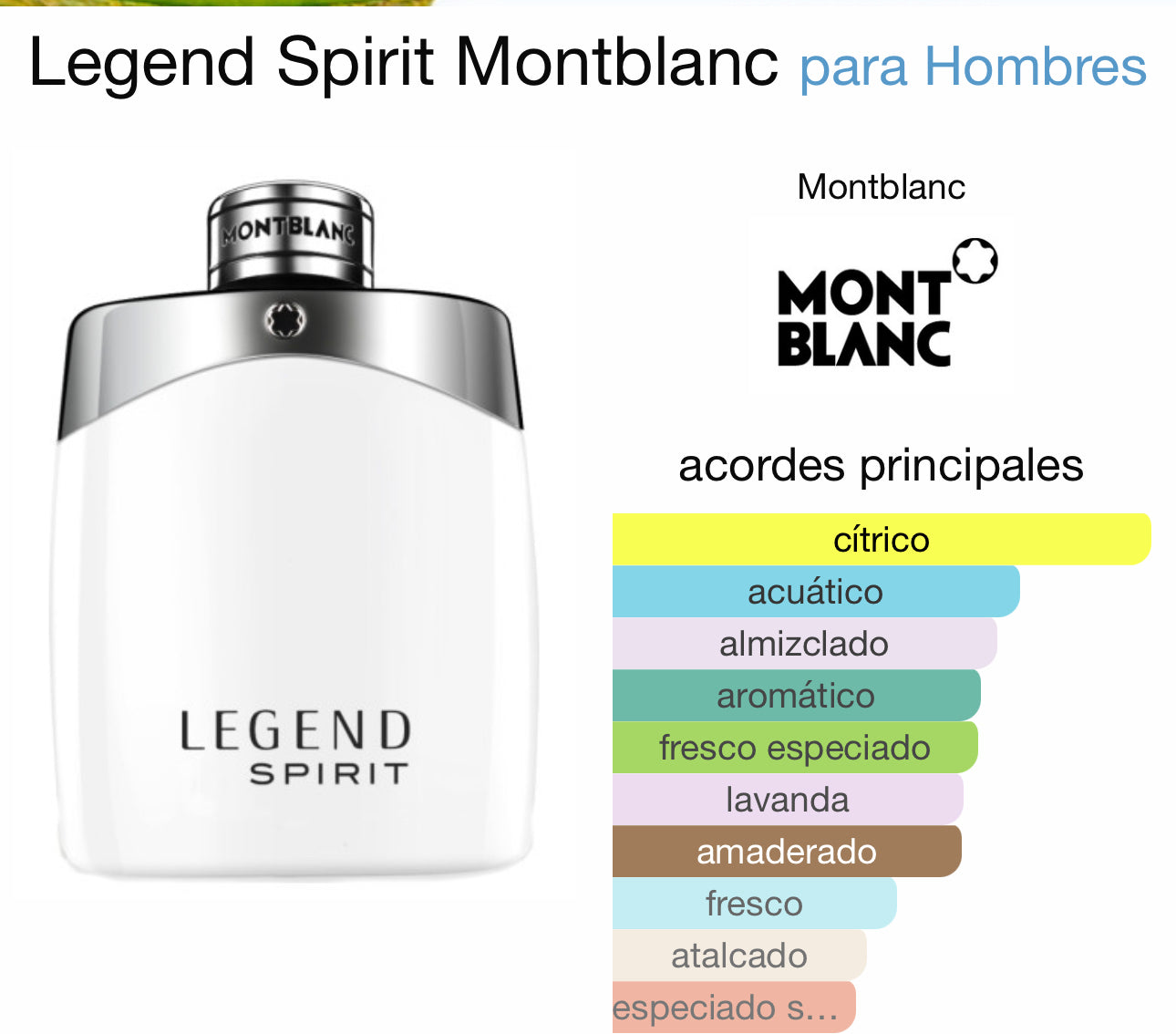Legend Spirit Montblanc EDT 100ml
