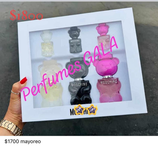 Moschino set 6 piezas