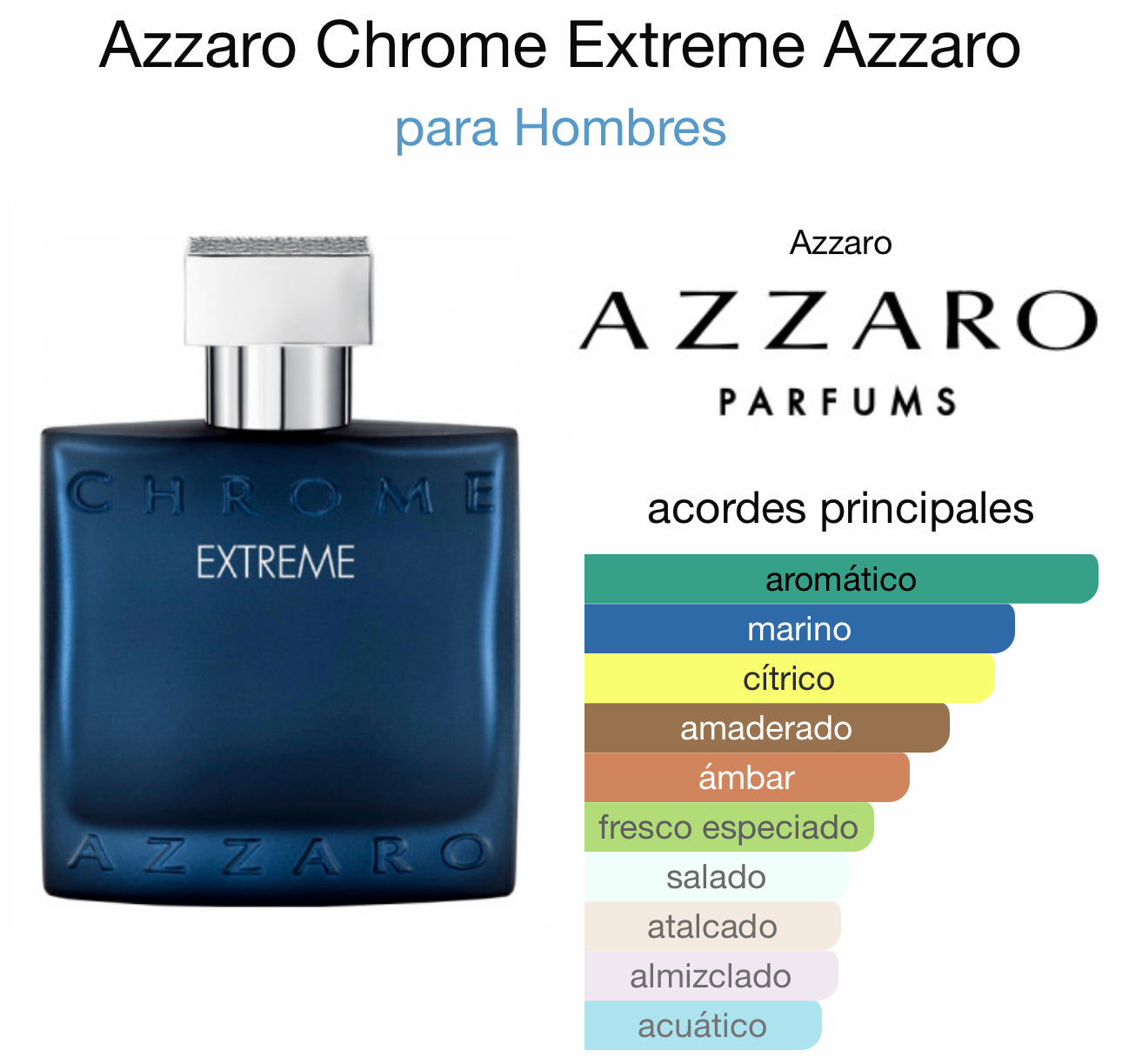 Azzaro Chrome Extreme Azzaro para Hombres 100ml EDP