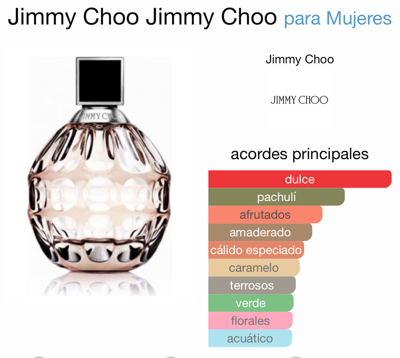 Jimmy Choo Jimmy Choo para Mujeres EDP 100ml