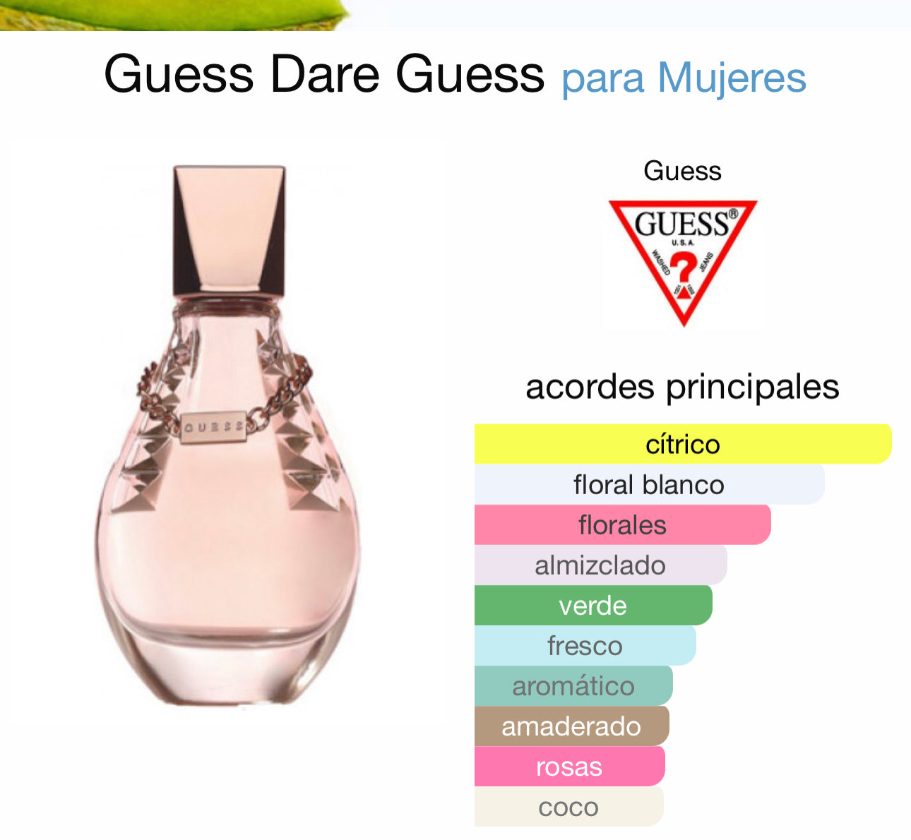 Guess Dare Guess para Mujeres EDT 100ml