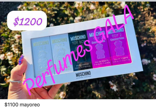 Moschino toy mini set 5 piezas 5ml c/u