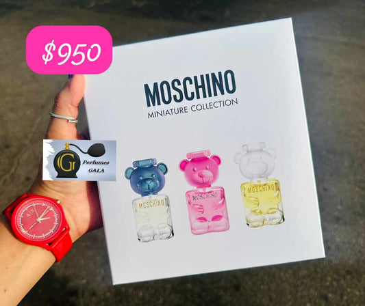 Moschino set mini 3 piezas 5ml