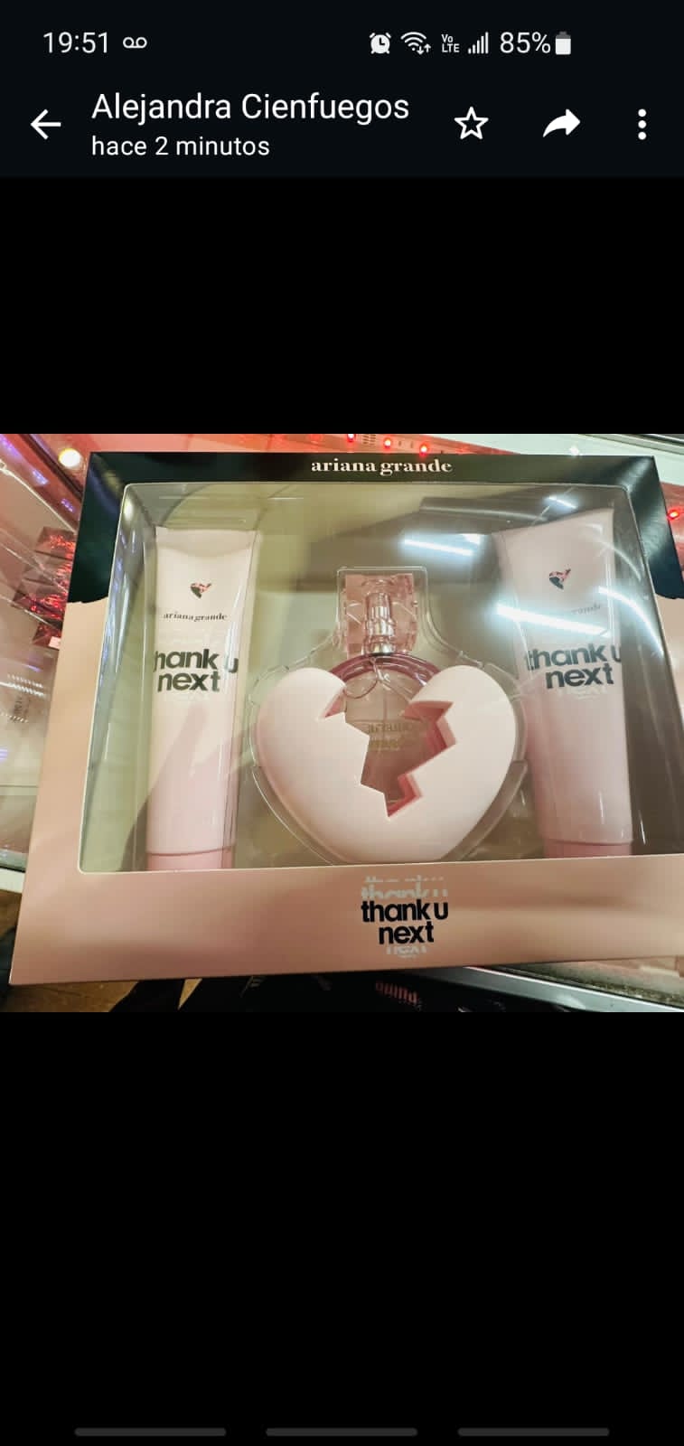 Thank U, Next Ariana Grande set 3 piezas