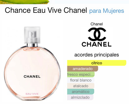 Chance Eau Vive Chanel para Mujeres 100ml