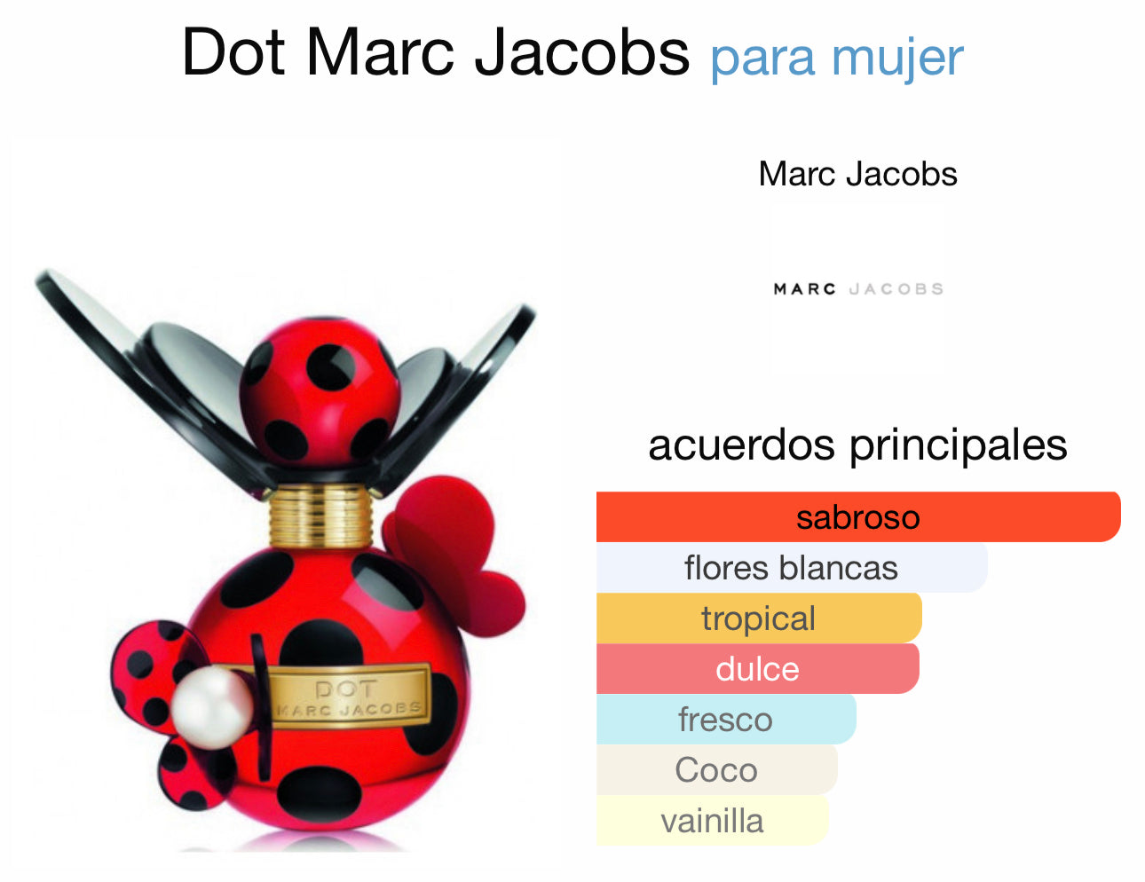 Dot Marc Jacobs para mujer EDP 100ml