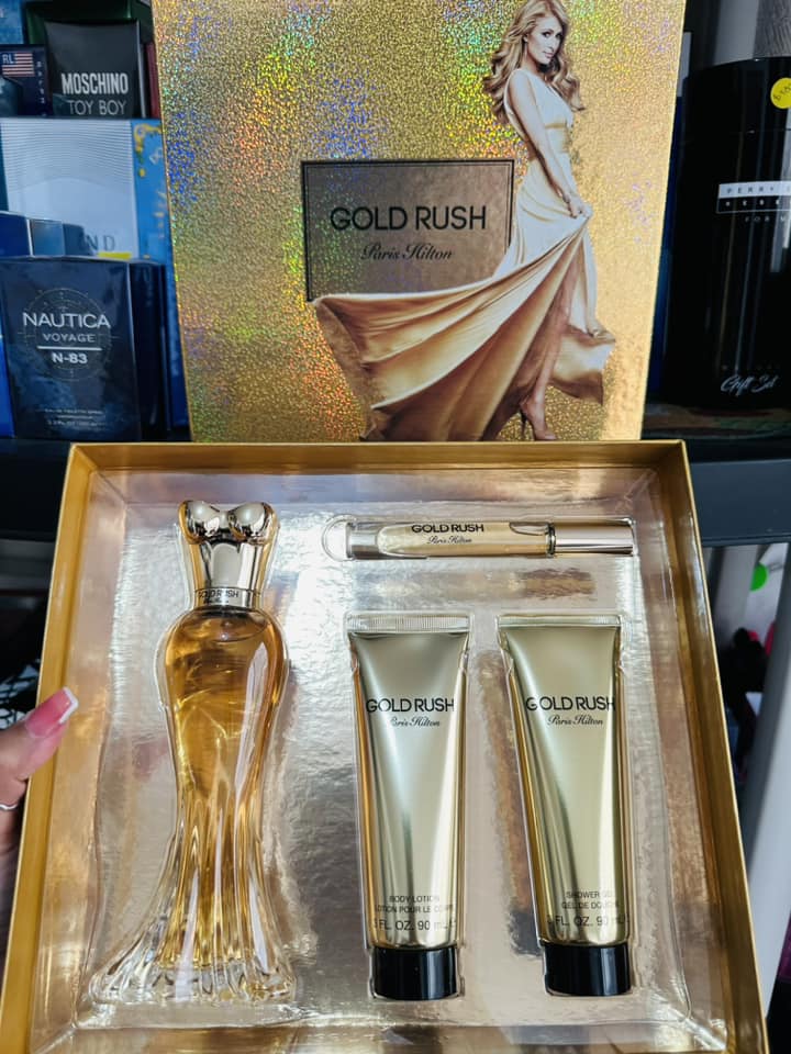 Gold Rush Paris Hilton Set 4 Piezas
