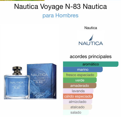 Nautica Voyage N-83 Nautica para Hombres EDT 100ml