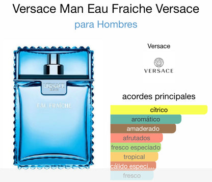 Versace Man Eau Fraiche Versace para Hombres 100ml EDT
