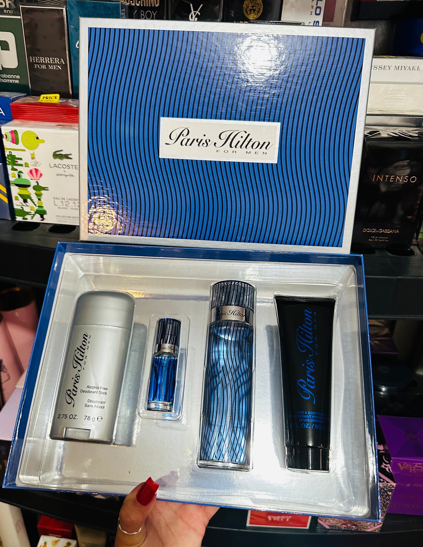 Paris Hilton men set EDT 4 piezas