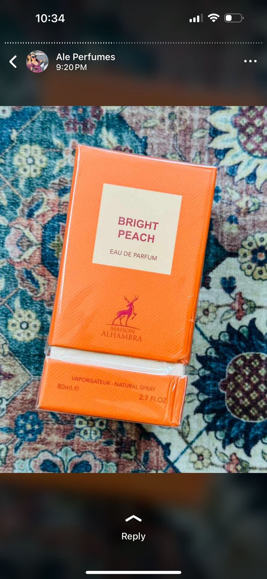 Brigth peach Maison Alhambra 80ml