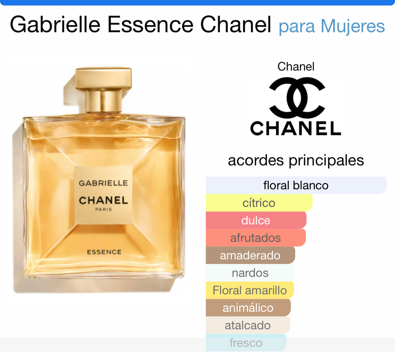 Gabrielle Essence Chanel para Mujeres 100ml