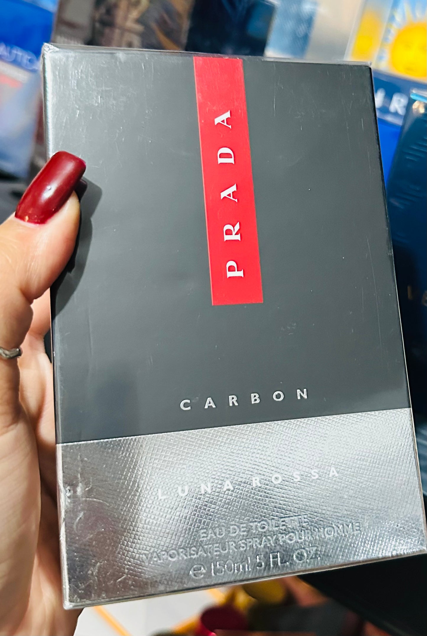 Luna Rossa Carbon Prada para Hombres 150ml EDT