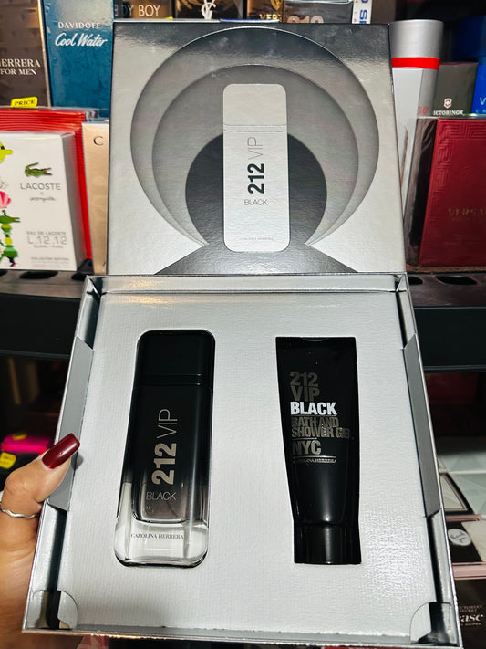 212 VIP Black Carolina Herrera EDP Set 2 piezas