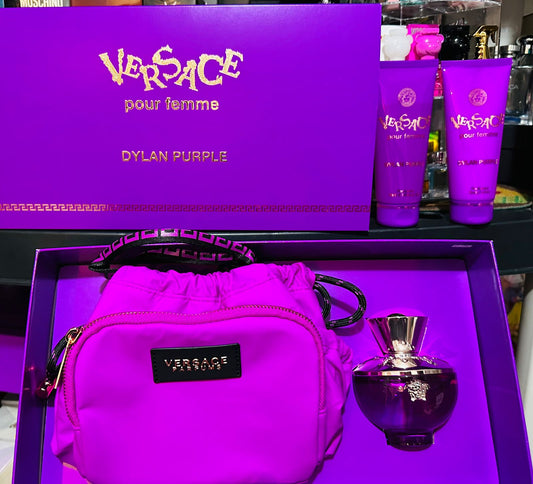 Versace Pour Femme Dylan Purple  SET 4 piezas EDP