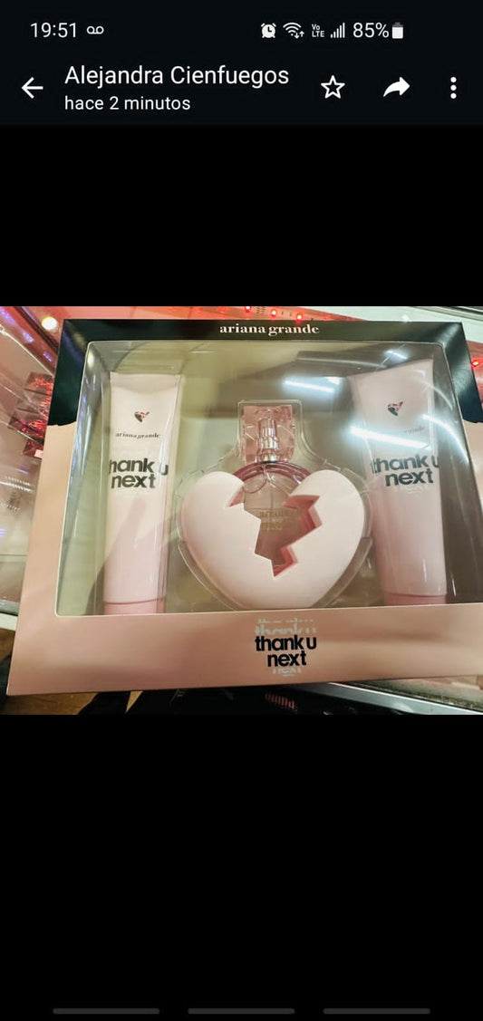 Thank U, Next Ariana Grande set 3 piezas
